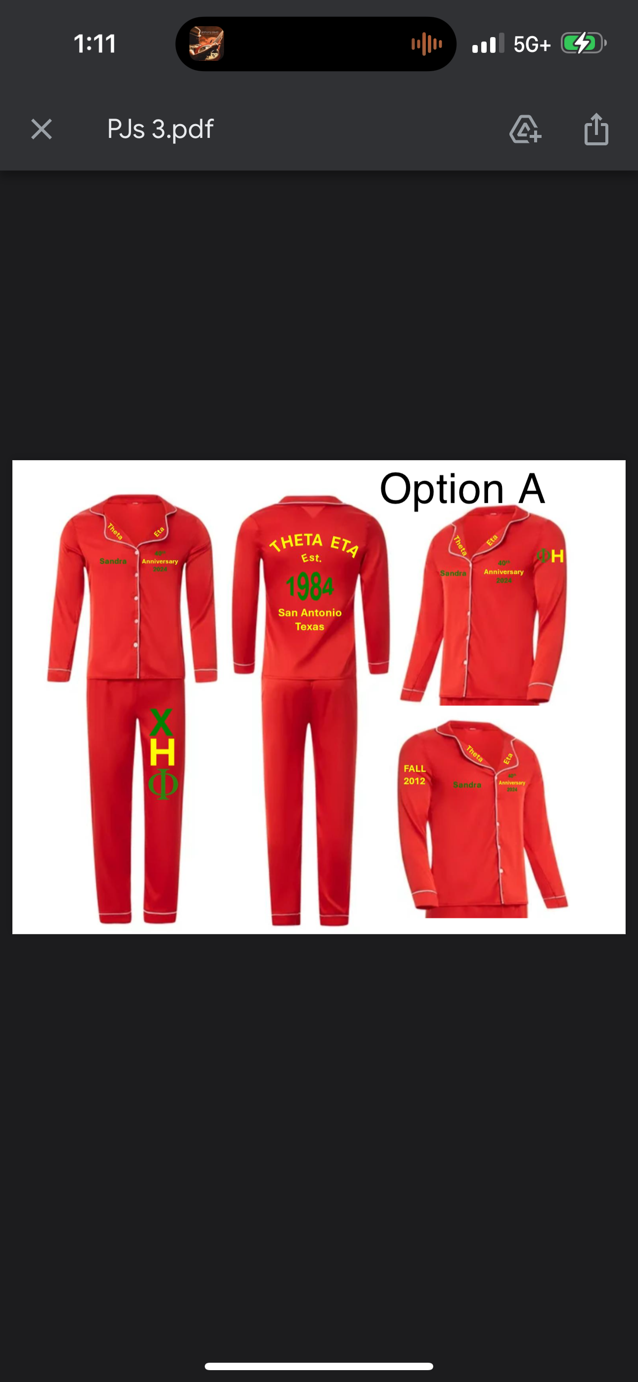Pajamas Set